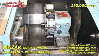 MAZAK QTN-40 MAZATROL T-PLUS 1996 #sjk #เครื่องจักรมือสอง #sjktoday