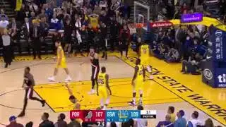 Dame Liliard hits the GAME-WINNING  Three in GSW!!!