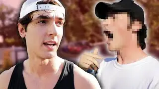 CONFRONTING A HATER AT HIS HOUSE...