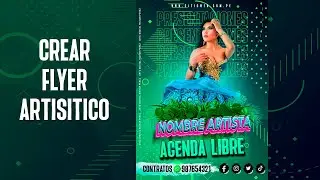 cómo CREAR FLYER para ARTISTAS FOLCLORICOS en Photoshop