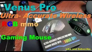 Сверхточная беспроводная RGB-мышь для многопользовательской игровой игры от VENUS PRO