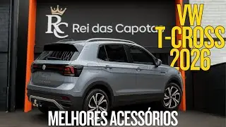 VW T-CROSS 2026 Instalamos Jogo de Rodas Aro 18 Farol de Milha Detalhes Cromados LED's e Muito Mais!
