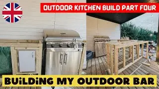I Built An Outdoor Kitchen BAR Area + WORKTOPS Arrive