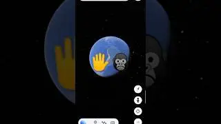 #8 Большой отпечаток руки 👣🐾 на Google Earth #шорты #вирусный #googleearth