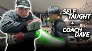 SELF TAUGHT BOXERS find a REAL COACH!! TESTING OUR SKILLS IN A GYM!