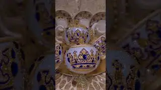 Чайный сервиз! Заварочный чайник,  сахарница и 4 чайные пары. #точечнаяроспись #росписьназаказ #art