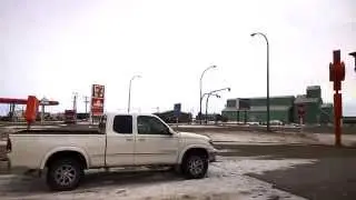 На машине по Канаде. Город Роузтаун, Саскачеван. Rosetown Saskatchewan