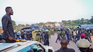 tear gas nga bobi wine ali Kira municipality 