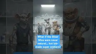 What if the Biker Mice were never natural&hellip; but lab-made super soldiers? #bikermicefrommars #cartoon