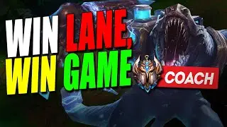 I taught a silver player how to Win lane *AND* Win game! Challenger LoL Coaching