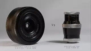Panasonic Lumix 12-32mm Vs Kern-Paillard Yvar 36mm