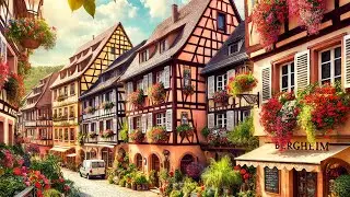 Walk with me Through Alsace's MOST Picturesque Village in 4K