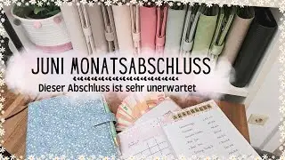 Juni Monatsabschluss🌼 Ein unerwartetes Ende🌼 Geld Sparen mit der Umschlagmethode *Mini Gewinnspiel*