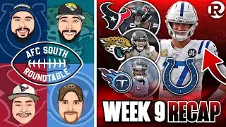 AFC South Week 9 Recap Jags BIG Winners as Division Struggles