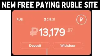 How to earn Free Rubles without investment 2022 || Ruble earning sites