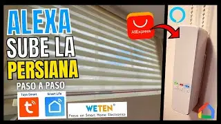 ✅ DOMÓTICA  Persianas Inteligentes Control de voz con ALEXA Motor WIFI | BLINDS MOTOR 🔴 tuya smart