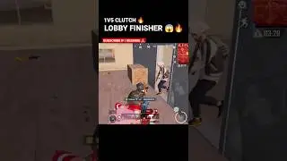 LOBBY FINISHER BGMI 1V5 CLUTCH #shorts #gaming