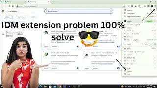 how to install IDM extension pack in browser after IDM install manually.  #techburner #tech