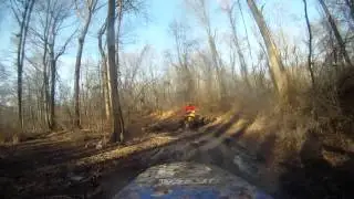 YZ125 and TRX300EX trail ride
