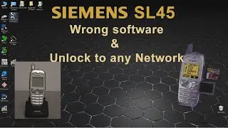 Siemens SL45 - Wrong Software & Unlock to any Network