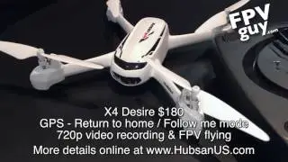 InterDrone 2016 -  HUBSAN 4X Desire - 502s