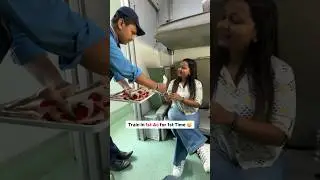 Rajdhani Experience in 1st AC 🤩 #shorts #travel #train