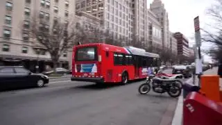 WMATA Metrobus 2006 New Flyer D40LFR #6168 & DC Circulator  A330 #1126