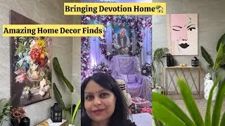 Affordable Home Decor Finds & Ghar me Guruji&rsquo;s Satsang&hearts;️🫶