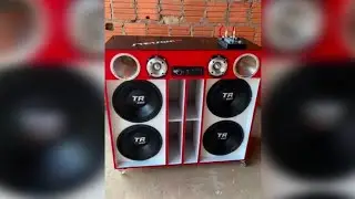 CAIXINHA COM 4 ALTO FALANTES TRITON TR620 GRAVE PESADO