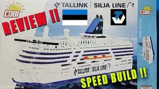 ⛴️ COBI Bricks: Tallink | Silja Line Ferry set N&deg;1986 Unboxing+Review+speedbuild 😎