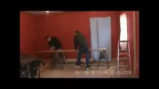 New Vision Recording Studios-Building Process: Day 2 (framing part 1/2)