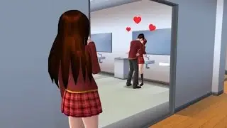 love story at Sakura school simulator