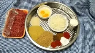 YOZGAT KÖFTESİ YAPIMI ( Dana Kıyma İle Önceden Hazırlayıp Derin Dondurucuya Koymak )