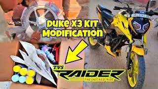 Modified TVS Raider With Duke X3 KIT. 🔥🥵