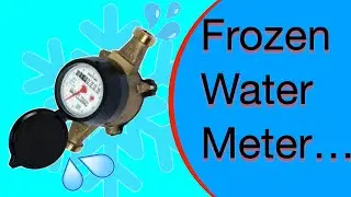 Frozen water meter