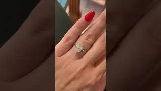Radiant Cut Solitaire Ring: Timeless Elegance for Fall & Beyond 🍂💎 #ytshortsvideo#christmasproposal