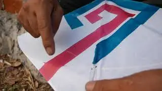 Standar tali kama layangan seot dan latihan tarik