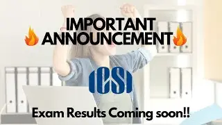 ICSI| Important Announcement| Exam Enrollment