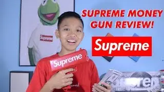 I BOUGHT A SUPREME MONEY GUN!! CASH CANNON REVIEW