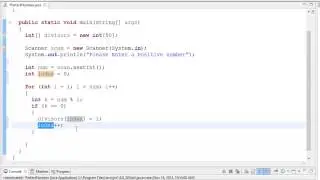 Java Perfect Number walk-through solution