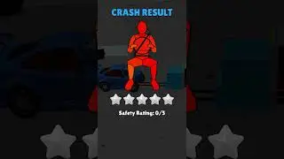 Car crash, crash test 3d - gameplay shorts #shorts