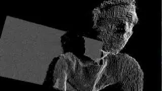 first point cloud. kinect//trapcode form. !
