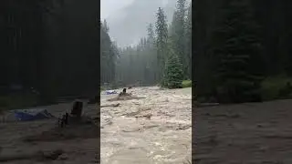 Valhalla Resort during the disaster floods.