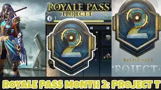 [PUBG MOBILE] #56 Royale Pass Month 2: Project T | C1S1 | Review 1-50 Tiers Rewards