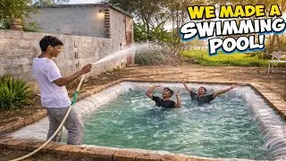 We Built A Unique Swimming pool...