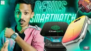 What a Smartwatch 🤯ChatGPT | Dynamic island | 2.1&rdquo; AMOLED | BT calling | CrossBeats NEXUS |REVIEW 4K