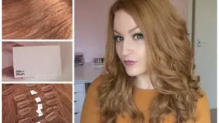 Copper Milk + Blush Hair Extensions | Dying & Review