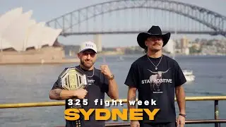 Face Off, Training, Fight Week Media and Eating - 325 Fight Week Vlog 1