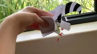 POV: Play truth or dare and you got dared to leave- 💀 😭  (btw I made a Chatterbox paper dragon)￼