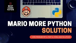 CS50 Mario More PYTHON Task Set 6 (pset6) Пошаговое руководство (шаг за шагом)